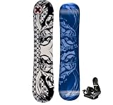 X-Games Boy's Sidecap Snowboard, 132cm with X-Games Nylon/Fiberglass Binding