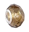 Pandora Style Charm Bead (Z138) Faceted Glass (14mm x 10mm) (fits Troll too)