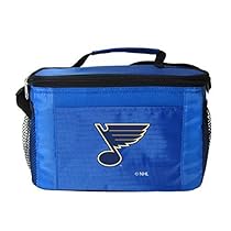 New NHL Hockey 2014 Team Color Logo 6 Pack Lunch Tote Bag Cooler - Pick Team (St Louis Blues)
