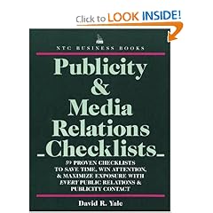 Publicity & Media Relations Checklists