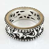 Sterling Silver Ring with the pattern