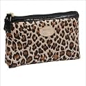 Janet Reger Small Cosmetic Purse Bag in Leopard Print Fabric &pound;12.95