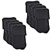 TEKEFT 8pcs Black Color Knitting Wool Furniture Socks/Chair Leg Floor Protector (Black)