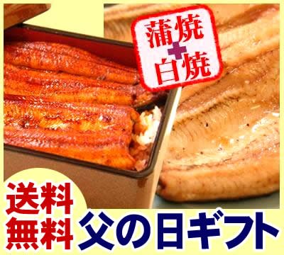 父の日ギフト 国産うなぎ 蒲焼・白焼セット 送料込み ※6/14～17着