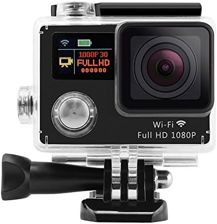 GEEKPRO® RE3 HD 1080P Waterproof Action Camera 12MP 170° Fisheye Sports Action Camcorder Accessory Bundles Dual LCD Screen