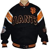 San Francisco Giants MLB Twill Coat Jacket Size Mens Medium