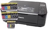 Canon PIXMA MG5250 Multifunktionsger�t 3in1 (Drucken Kopieren Scannen) WLAN PictBridge Nachfolger vom MP560 + Photopapier 50Blatt A4 180g/qm matt + USB Kabel + 5 SilverTrade-INK Patronen mit CHIP & 20 Patronen ohne CHIP MG 5250