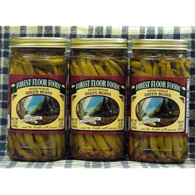 Spiced Pickled Beans--3 jar set