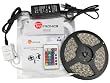 Sunvalleytek 12v Smd5050 LED Horizontal Ribbon Flexible LED Strip Light 5m/16ft Waterproof - RGB Color Changing with Remote Control and Power Supply