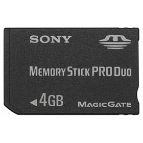 Sony MSMT4G 4GB Memory Stick PRO Duo (Mark2) Media