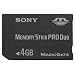 4GB Sony - Memory Stick Pro Duo Mark2 Speicherkarte inkl. Adapter f�r Digitalkamera Sony Cyber-shot DSC-F717 / DSC-F77 / DSC-F828 / DSC-F88 / DSC-FX77 / DSC-G1 / DSC-H1 / DSC-H10 / DSC-H2 / DSC-H3 / DSC-H5 + Sandisk Travelbag Aufbewahrungstasche!