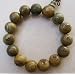 Tibetan Buddhist Green Sandalwood Beads Prayer Mala with Free mala bag