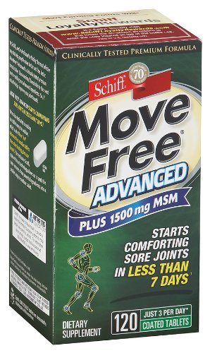 Schiff Move Free Advanced Coated Tablets, Plus 1500mg MSM,