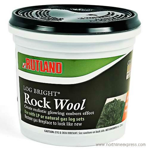 Rutland 587 Bright Rock Wool for Gas Log Your Extra Price LAFCO H2
