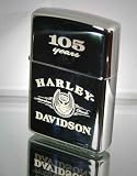 Harley Davidson 105th Anniversary Zippo Lighter--LIMITED EDITION. Engraved. Celebrated 105 years of Harley-Davdison. 24397