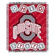 Ohio State Buckeyes NCAA Triple Woven Jacquard Throw (044 Series) (36x46")"