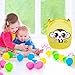 #1 Top Monkey Best Baby Toys Storage Toy Organizer Clothes Laundry Baby Hamper Nursery Diaper Basket with Handles 100% Christmas Gift Ideas for Baby Boy Girl Toddler Babies Toys Kids Room in Yellow