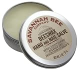 Savannah Bee Company 100% Natural Beeswax Hand and Nail Salve, 2-Ounce
