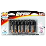 Energizer E91BP-16H Max AA Alkaline Battery (16 Pack)