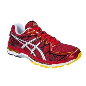 Zapatillas running Asics Kayano 20 Gel rojo/blanco para hombre (Tamaño: 47)
