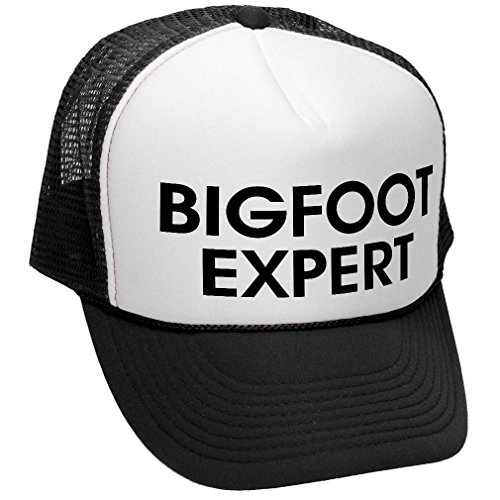 BIGFOOT EXPERT - sasquatch funny squatchin - Adult Trucker Cap Hat