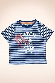 Pure Cotton Catch Me Striped T Shirt