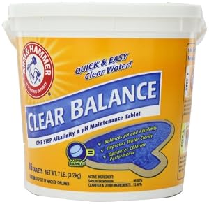 Arm & Hammer Clear Balance Pool Maintenance Tablets, 16 Count