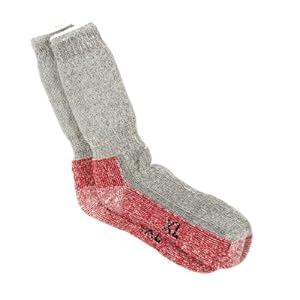 Smartwool Mountaineering Xtra Heavy Mid-Calf Socks (Gray/ Crimson) - XL