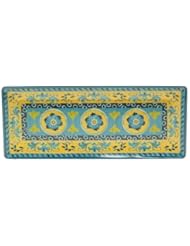 From Amazon.com. Click for details:
 Kitchen: Certified International Mexican Tile Rectangular Tray, 19-Inch by 8-Inch - Certified International Kitchen: Certified International Mexican Tile Rectangular Tray, 19-Inch by 8-Inch - Certified International