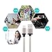 Sunnest 2 Pack 6ft 8 Pin Lightning Cable with Aluminum Connector Extra Long Nylon Braided Syncing and Charging Cord Wire for iphone 6s, 6s plus, 6plus, 6,5s 5c 5,iPad Mini, Air,iPad5,iPod on iOS9