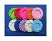 YYCRAFT Pack Of 10 Resin Bow Setting Frame 1 3/4 Pendants-10 Colors