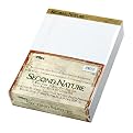 Tops Second Nature Recycled White Legal Rule 50 Sheet 8 1/2x11 Pads 12 Pack (74880)