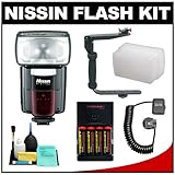 Nissin Digital Speedlite Di866 Flash Unit + Stroboframe Bracket + Off-Camer ....