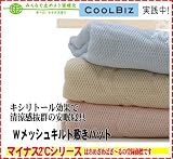 マイナス2℃シリーズキシリトール効果で清涼感抜群の安眠寝具 Wメッシュキルト敷きパット シングルサイズ アイボリー