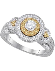 0.77CTW-DIA 0.25CT-CRD BRIDAL SET