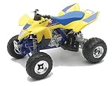 New Ray - 43393 - Véhicule Miniature - Moto - Quad Suzuki R 450 2009 - Jaune / Bleu