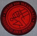 HELLBOY Bureau for Paranormal R & D Agent PATCH