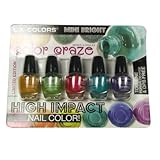 HIGH IMPACT 5 PIECE NAIL COLOR LIMITED EDITION COLOR CRAZE #CNS123
