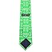 John William Mens Christmas Necktie Ugly Sweater Tie (Green)