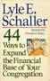 44 Ways to Expand the Financial Base of Your Congregation