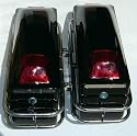 New Black Motorcycle Saddlebags Hard Bags Harley Honda