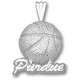 Purdue University Purdue Basketball Pendant (Silver)