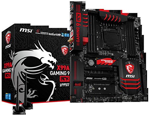 Msi extreme gaming intel x99 lga 2011 ddr4 usb 3.1 extended atx m…