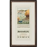 Green Frog Art Hand Colored Framed Art, Little Boy Blue by Green Frog Art