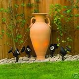 Solar spotlights, garden lights, pack of 4