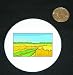 3 button / pin printed with rural, agriculture, farmland