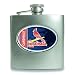 MLB St Louis Cardinals Stainless Steel Hip Flask 6oz