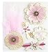 Jolee's Boutique Paper Collage Flowers Dimensional Stickers