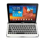 Samsung Galaxy Tab 10.1 10.1N P7500 P7501 P7510 P7511 P5100 P5110 Sharon case avec clavier Bluetooth en aluminum sp�cialement con�u int�gr� (AZERTY - mise en page en fran�ais non compatible Samsung Galaxy note 10.1)par Sharon