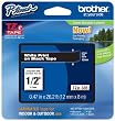 Brother Tape, White on black, 12mm (TZe335) - Retail Packaging